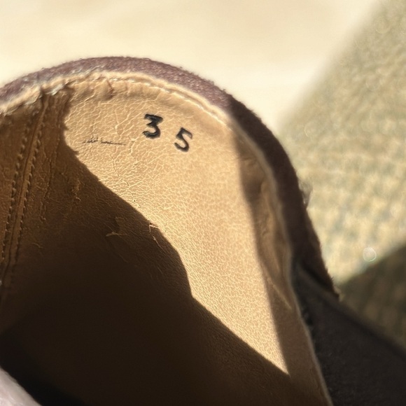 dee keller leather platform shoes color brown size 35​​​​​ - Picture 8 of 8